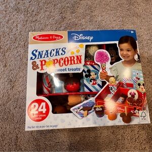 New! Melissa & Doug Disney Snacks & Popcorn Sweet Treats Set